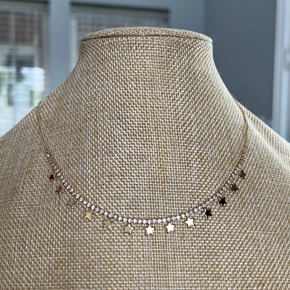Park Lane darling star necklace with crystals